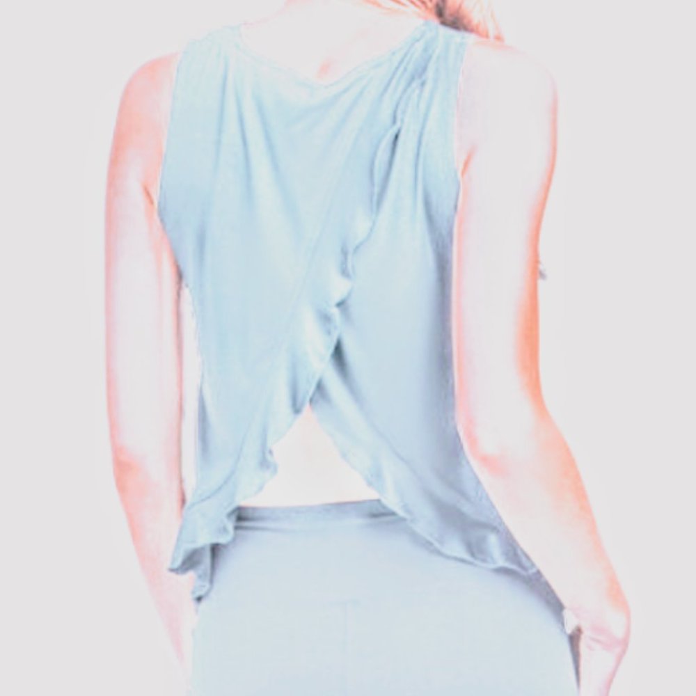 Brand New Vasana Open Back Flutter Tank Top